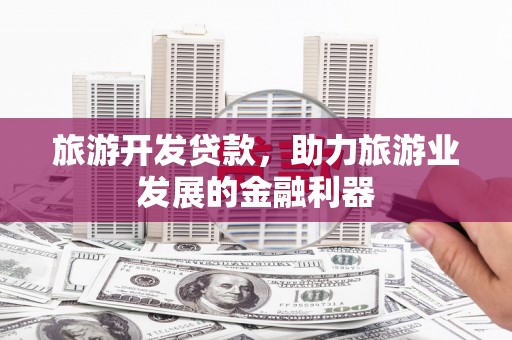 沾化旅游开发贷款，助力旅游业发展的金融利器