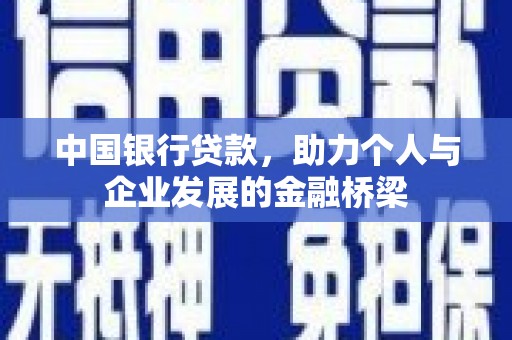 沾化中国银行贷款，助力个人与企业发展的金融桥梁