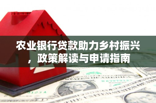 沾化农业银行贷款助力乡村振兴，政策解读与申请指南