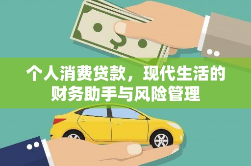 沾化个人消费贷款，现代生活的财务助手与风险管理