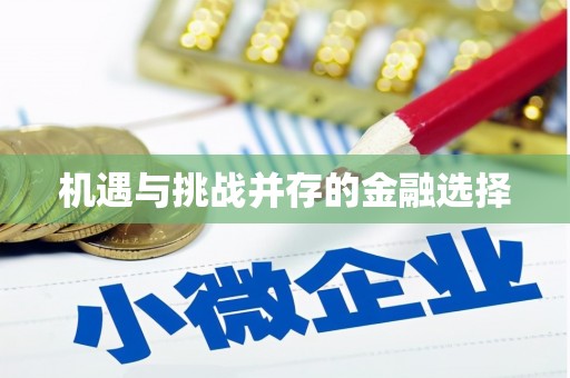沾化机遇与挑战并存的金融选择